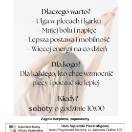 Nareszcie! Zdrowy kręgosłup – gimnastyka w sobotnie przedpołudnia